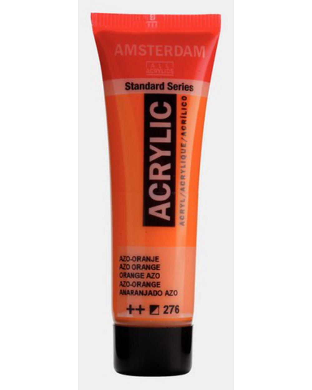 Amsterdam, Acrylic, Art & School, Paint, 20ml, 974510, Azo Orange